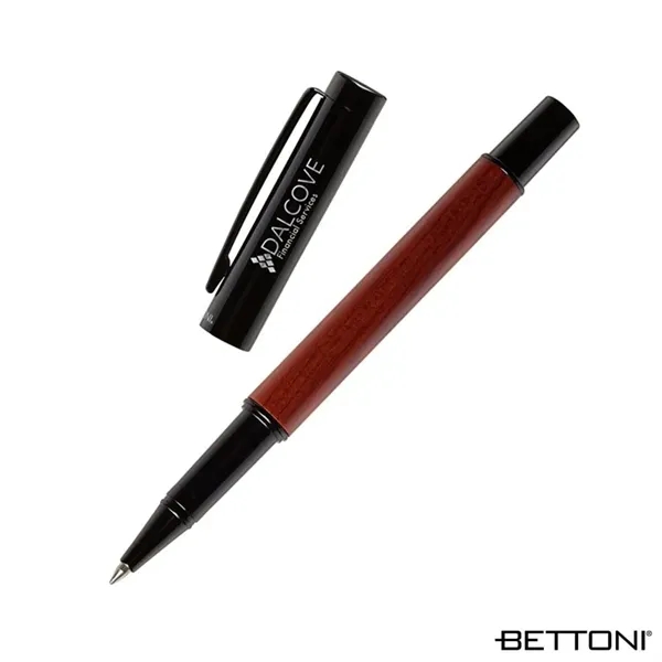 Bettoni® Alicante Rollerball Pen w/ Wood Barrel - Bettoni® Alicante Rollerball Pen w/ Wood Barrel - Image 1 of 1