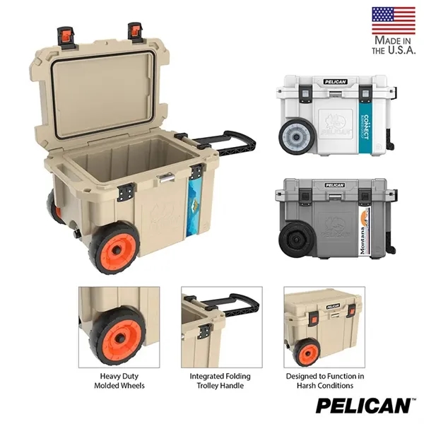 Pelican™ 45qt Elite Wheeled Cooler - Pelican™ 45qt Elite Wheeled Cooler - Image 0 of 3
