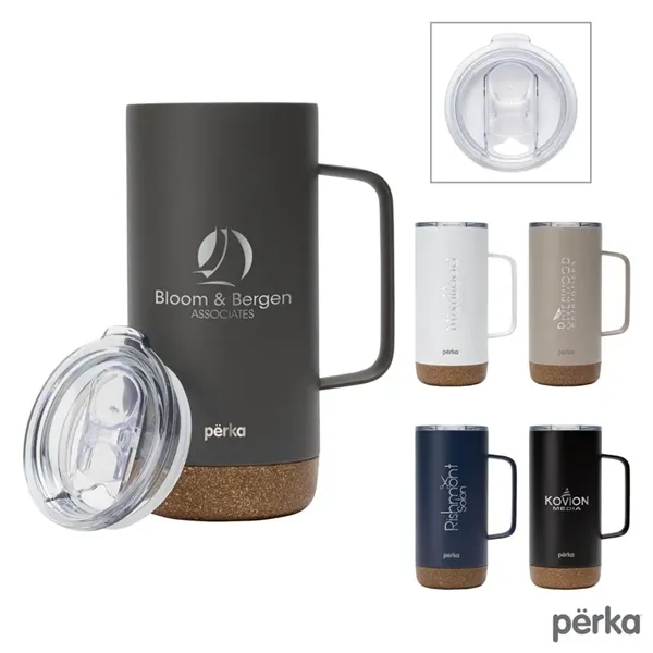 Perka® Kerstin 16 oz. 304 Double Wall Stainless Steel Mug - Perka® Kerstin 16 oz. 304 Double Wall Stainless Steel Mug - Image 0 of 5