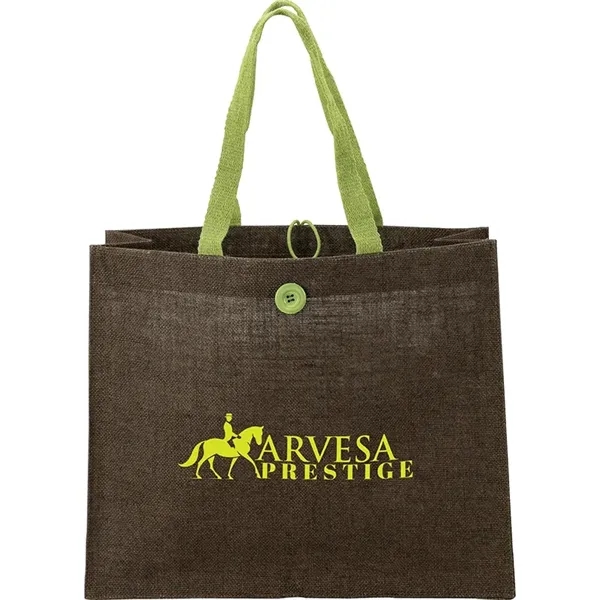 Melbourne Natural Jute Tote - Melbourne Natural Jute Tote - Image 1 of 3