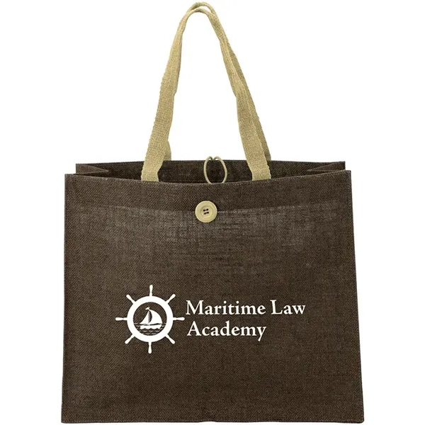 Melbourne Natural Jute Tote - Melbourne Natural Jute Tote - Image 2 of 3