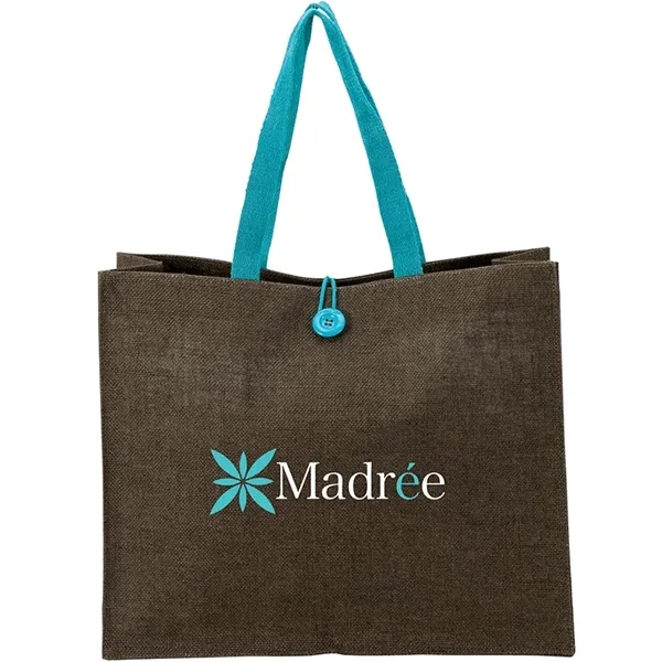 Melbourne Natural Jute Tote - Melbourne Natural Jute Tote - Image 3 of 3