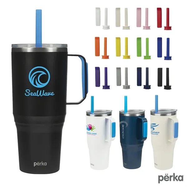 Perka® Portofino 36 oz. Double Wall Recycled Stainless St... - Perka® Portofino 36 oz. Double Wall Recycled Stainless St... - Image 1 of 1