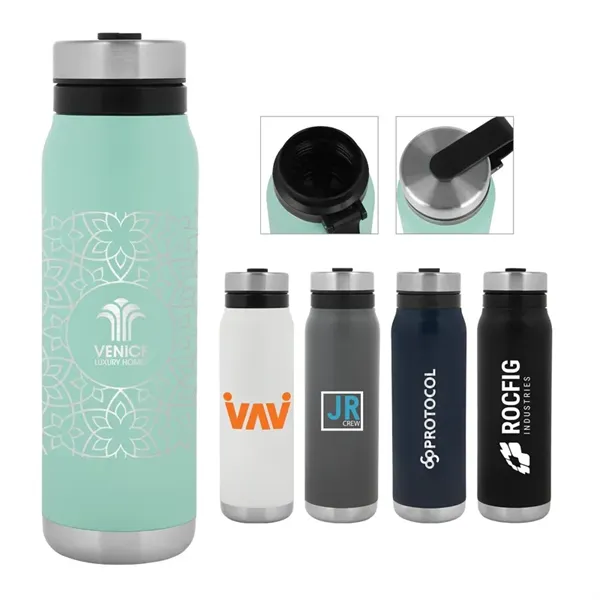 Glisky 20 oz. Double Wall Vacuum Insulated Water Bottle - Glisky 20 oz. Double Wall Vacuum Insulated Water Bottle - Image 0 of 5