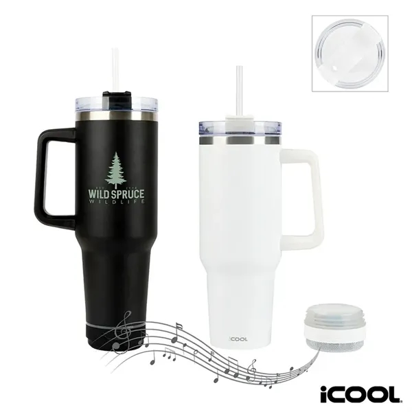 iCOOL® Borrego 40 oz. Double Wall, Stainless Steel Travel... - iCOOL® Borrego 40 oz. Double Wall, Stainless Steel Travel... - Image 0 of 2