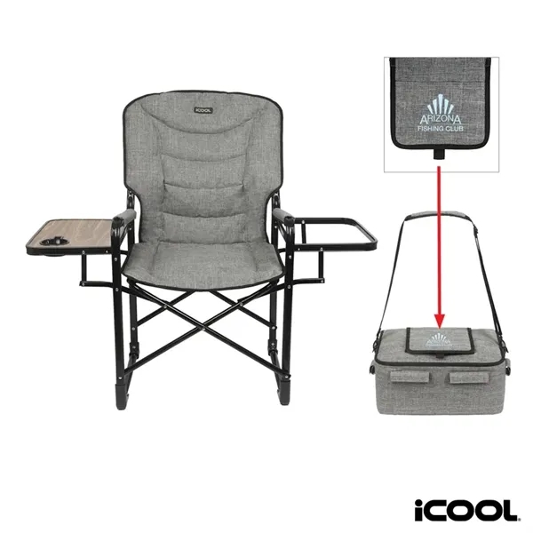 iCOOL® Twin Peaks Deluxe Camping Chair With 18-Can Cooler - iCOOL® Twin Peaks Deluxe Camping Chair With 18-Can Cooler - Image 2 of 2