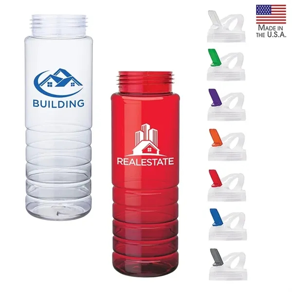 Malibu 26 oz. PET Bottle with Flip Spout - Malibu 26 oz. PET Bottle with Flip Spout - Image 1 of 1