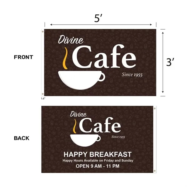 DisplaySplash 3'x5' Flag - Double Sided - DisplaySplash 3'x5' Flag - Double Sided - Image 0 of 1