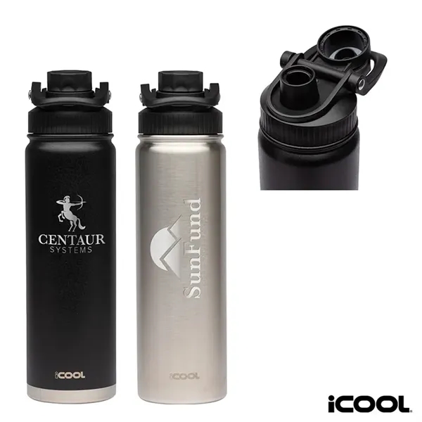 iCOOL® Durango 24 oz. Double Wall, Stainless Steel Water ... - iCOOL® Durango 24 oz. Double Wall, Stainless Steel Water ... - Image 0 of 2