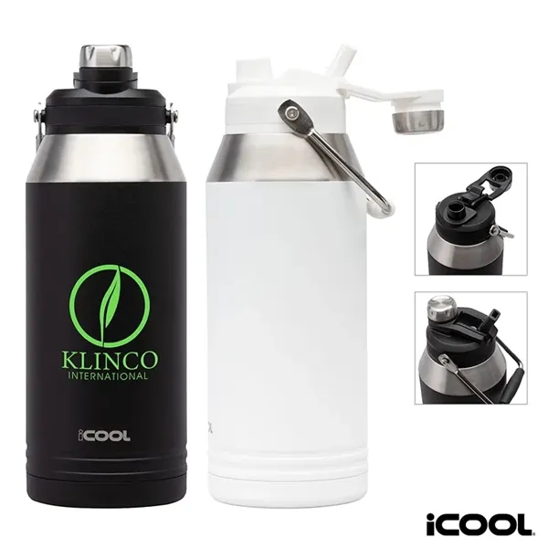 iCOOL® Lakewood 40 oz. Double Wall, Stainless Steel Bottle - iCOOL® Lakewood 40 oz. Double Wall, Stainless Steel Bottle - Image 0 of 16