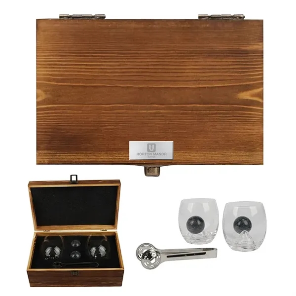 Nicolas 5-Piece Rolling Whiskey Glasses Set - Nicolas 5-Piece Rolling Whiskey Glasses Set - Image 1 of 1