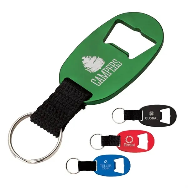 Oakvale Bottle Opener Keyring - Oakvale Bottle Opener Keyring - Image 0 of 4