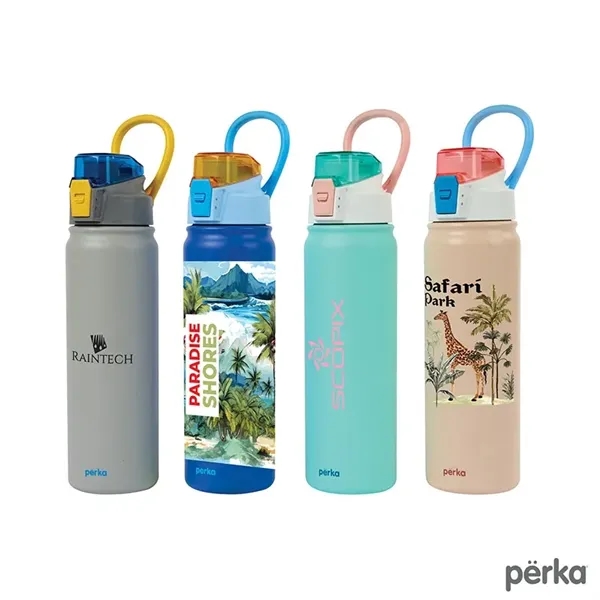 Perka® Rex Fresh 24 oz. Double Wall, Recycled Stainless S... - Perka® Rex Fresh 24 oz. Double Wall, Recycled Stainless S... - Image 0 of 4