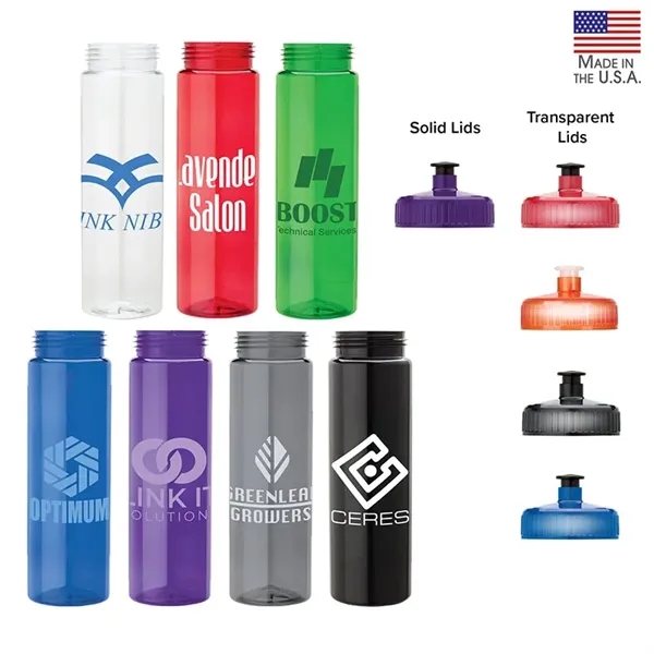 Newport 25 oz. PET Bottle with Pull Spout Lid - Newport 25 oz. PET Bottle with Pull Spout Lid - Image 0 of 1