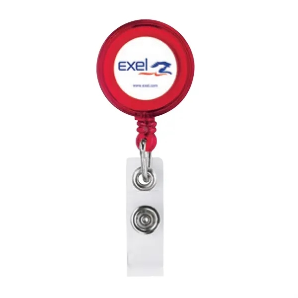 Delfino Badge Holder with Crocodile Clip - Delfino Badge Holder with Crocodile Clip - Image 5 of 6
