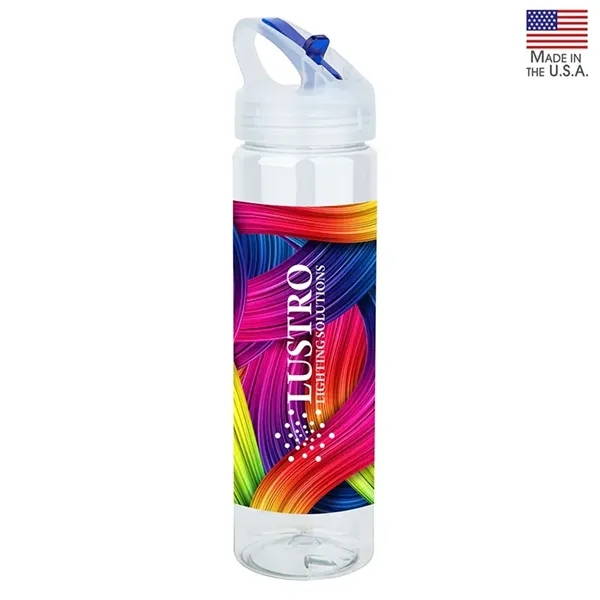NEWPORT II 25 oz. PET Bottle with Flip Spout - NEWPORT II 25 oz. PET Bottle with Flip Spout - Image 4 of 7