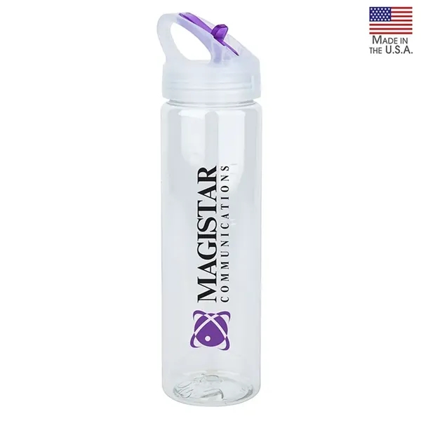 NEWPORT II 25 oz. PET Bottle with Flip Spout - NEWPORT II 25 oz. PET Bottle with Flip Spout - Image 5 of 7