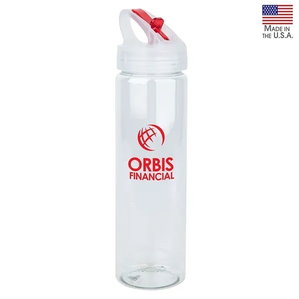 NEWPORT II 25 oz. PET Bottle with Flip Spout - NEWPORT II 25 oz. PET Bottle with Flip Spout - Image 6 of 7