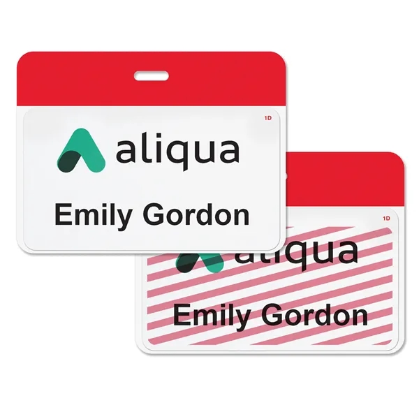 2-Part Expiring Badge FRONT PART, Thermal-Printable, 4" x 3" - 2-Part Expiring Badge FRONT PART, Thermal-Printable, 4" x 3" - Image 0 of 5