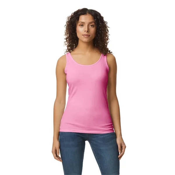 Gildan Softstyle Junior Fit Tank Top. - Gildan Softstyle Junior Fit Tank Top. - Image 4 of 11