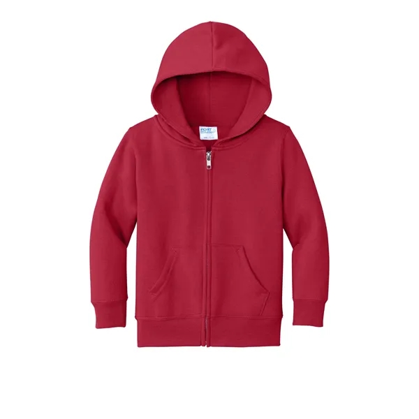 Port & Company Toddler Core Fleece Full-Zip Hooded Sweats... - Port & Company Toddler Core Fleece Full-Zip Hooded Sweats... - Image 1 of 23