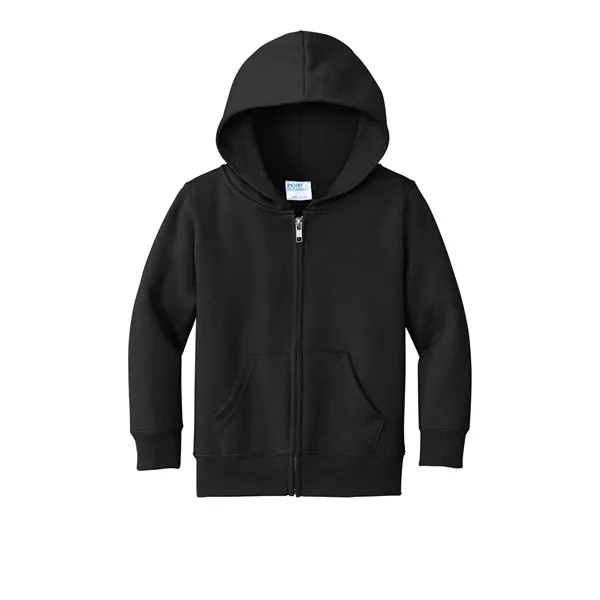 Port & Company Toddler Core Fleece Full-Zip Hooded Sweats... - Port & Company Toddler Core Fleece Full-Zip Hooded Sweats... - Image 4 of 23
