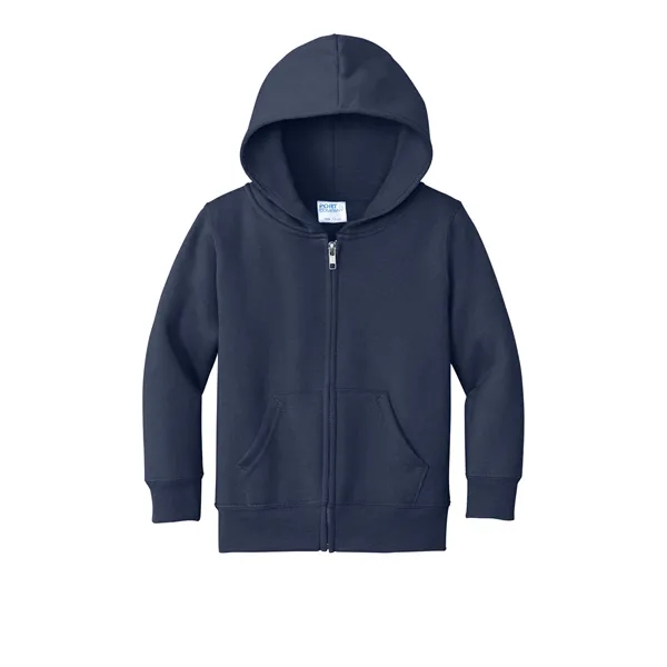 Port & Company Toddler Core Fleece Full-Zip Hooded Sweats... - Port & Company Toddler Core Fleece Full-Zip Hooded Sweats... - Image 13 of 23