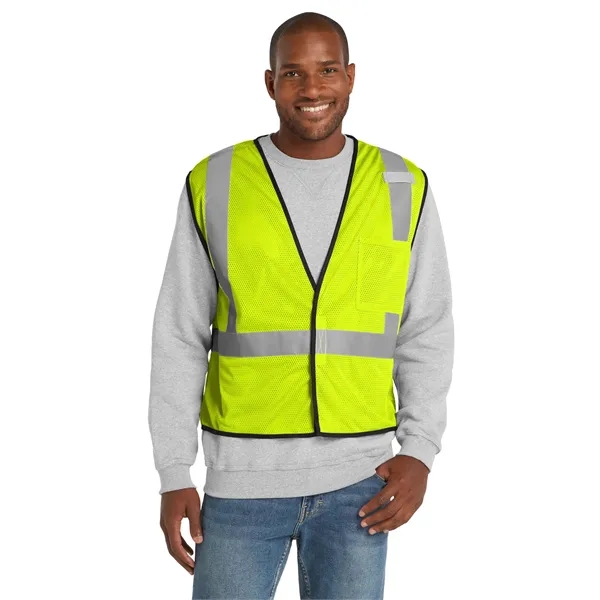CornerStone ANSI 107 Class 2 Economy Mesh One-Pocket Vest. - CornerStone ANSI 107 Class 2 Economy Mesh One-Pocket Vest. - Image 5 of 10