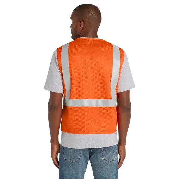 CornerStone ANSI 107 Class 2 Mesh Zippered Vest. - CornerStone ANSI 107 Class 2 Mesh Zippered Vest. - Image 1 of 10
