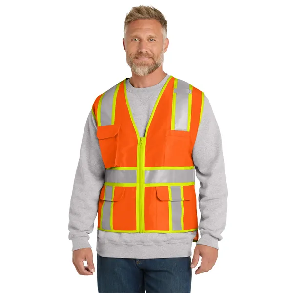 CornerStone ANSI 107 Class 2 Surveyor Zippered Two-Tone V... - CornerStone ANSI 107 Class 2 Surveyor Zippered Two-Tone V... - Image 0 of 10