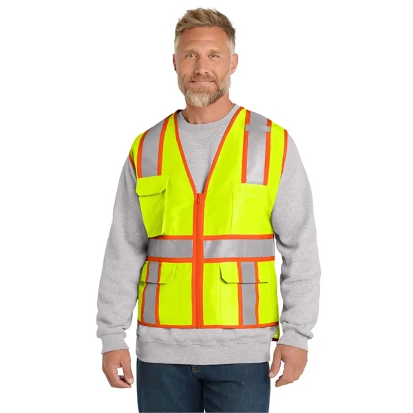 CornerStone ANSI 107 Class 2 Surveyor Zippered Two-Tone V... - CornerStone ANSI 107 Class 2 Surveyor Zippered Two-Tone V... - Image 5 of 10