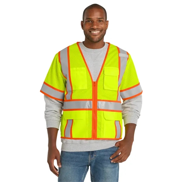 CornerStone ANSI 107 Class 3 Surveyor Mesh Zippered Two-T... - CornerStone ANSI 107 Class 3 Surveyor Mesh Zippered Two-T... - Image 0 of 5
