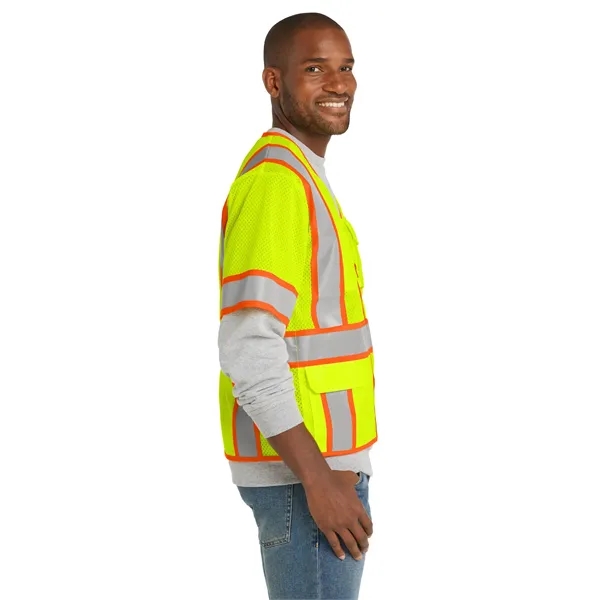 CornerStone ANSI 107 Class 3 Surveyor Mesh Zippered Two-T... - CornerStone ANSI 107 Class 3 Surveyor Mesh Zippered Two-T... - Image 2 of 5