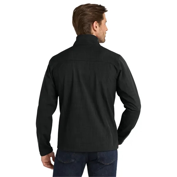 Eddie Bauer Shaded Crosshatch Soft Shell Jacket. - Eddie Bauer Shaded Crosshatch Soft Shell Jacket. - Image 1 of 13