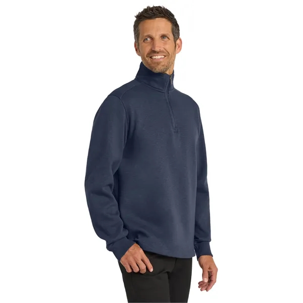 Port Authority Slub Fleece 1/4-Zip Pullover. - Port Authority Slub Fleece 1/4-Zip Pullover. - Image 8 of 15
