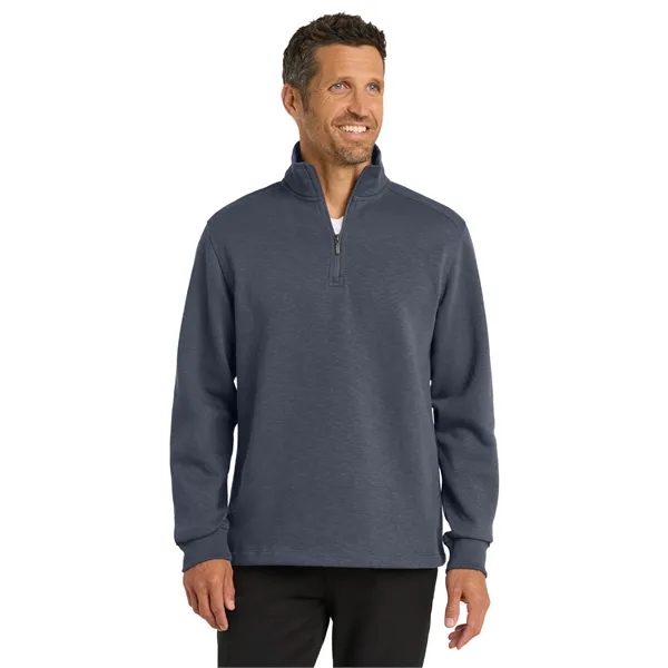 Port Authority Slub Fleece 1/4-Zip Pullover. - Port Authority Slub Fleece 1/4-Zip Pullover. - Image 11 of 15