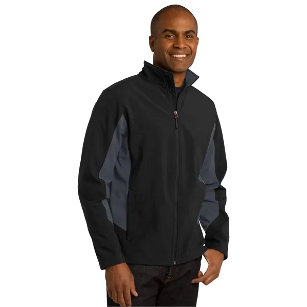 Port Authority Core Colorblock Soft Shell Jacket. - Port Authority Core Colorblock Soft Shell Jacket. - Image 4 of 16