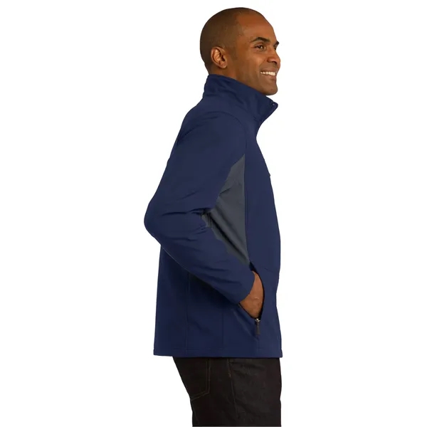 Port Authority Core Colorblock Soft Shell Jacket. - Port Authority Core Colorblock Soft Shell Jacket. - Image 7 of 16