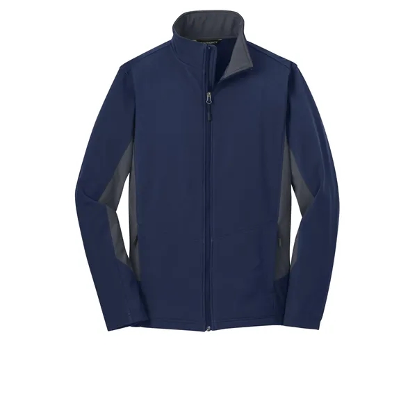 Port Authority Core Colorblock Soft Shell Jacket. - Port Authority Core Colorblock Soft Shell Jacket. - Image 8 of 16