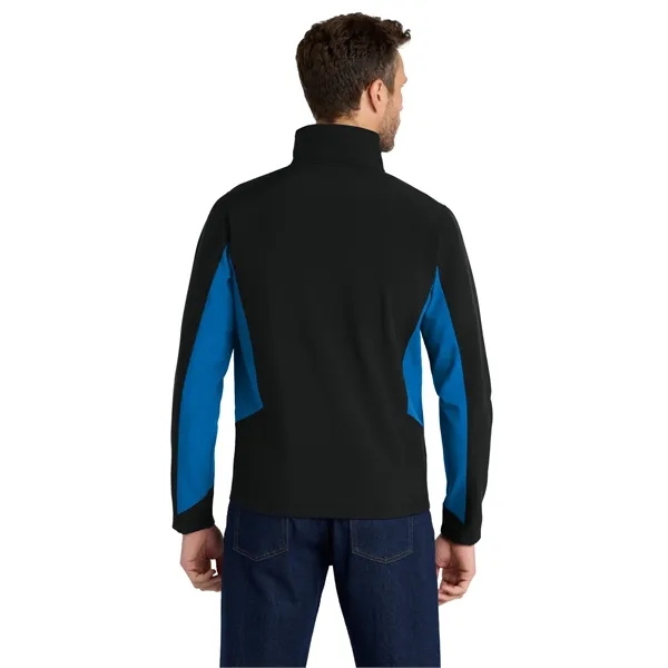 Port Authority Core Colorblock Soft Shell Jacket. - Port Authority Core Colorblock Soft Shell Jacket. - Image 10 of 16