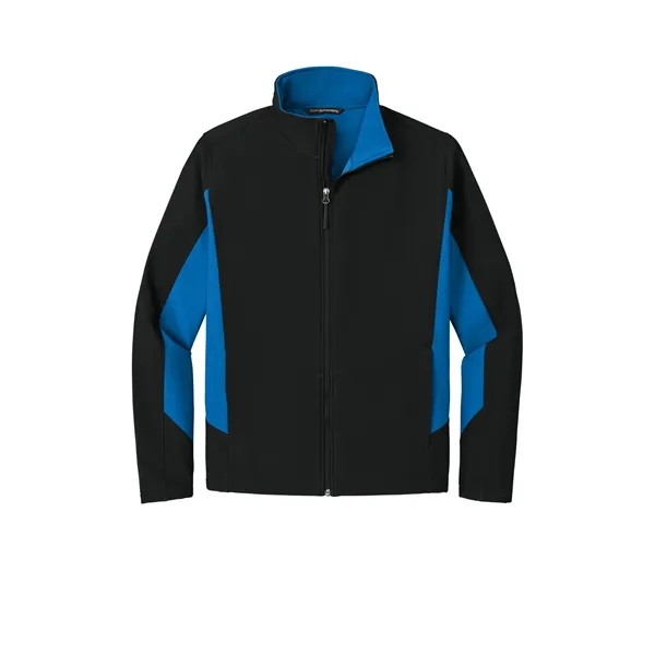 Port Authority Core Colorblock Soft Shell Jacket. - Port Authority Core Colorblock Soft Shell Jacket. - Image 12 of 16