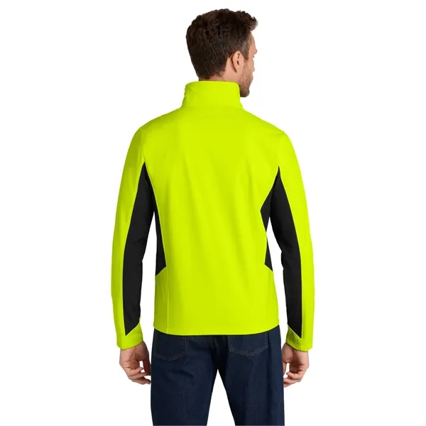 Port Authority Core Colorblock Soft Shell Jacket. - Port Authority Core Colorblock Soft Shell Jacket. - Image 13 of 16
