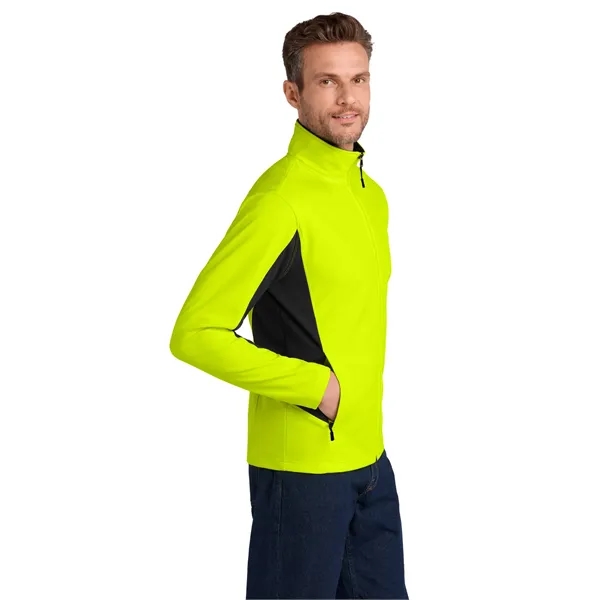 Port Authority Core Colorblock Soft Shell Jacket. - Port Authority Core Colorblock Soft Shell Jacket. - Image 14 of 16