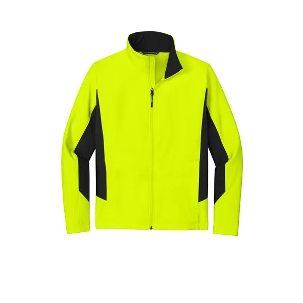 Port Authority Core Colorblock Soft Shell Jacket. - Port Authority Core Colorblock Soft Shell Jacket. - Image 15 of 16