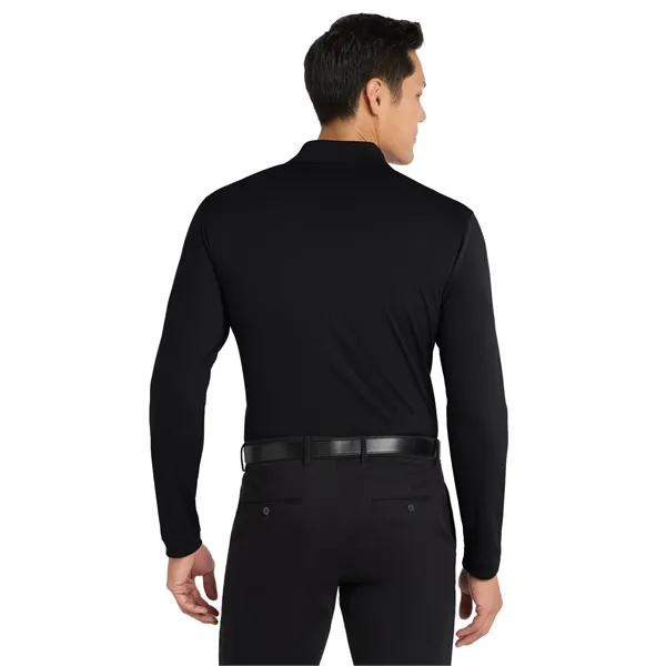 Port Authority Dry Zone UV Micro-Mesh Long Sleeve Polo - Port Authority Dry Zone UV Micro-Mesh Long Sleeve Polo - Image 1 of 30