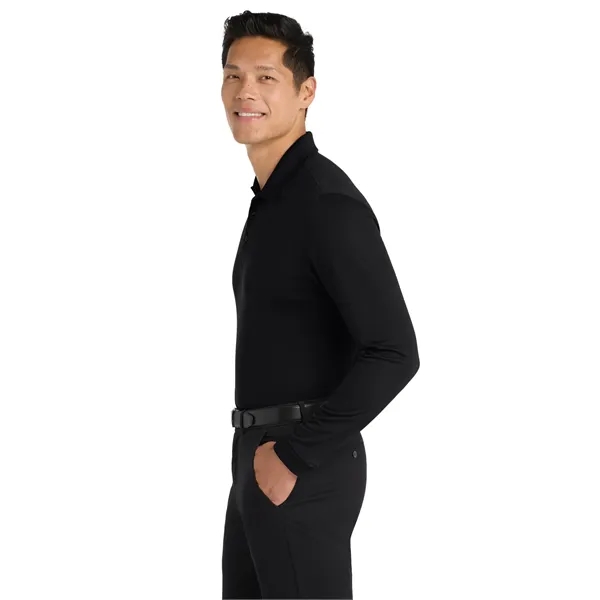 Port Authority Dry Zone UV Micro-Mesh Long Sleeve Polo - Port Authority Dry Zone UV Micro-Mesh Long Sleeve Polo - Image 2 of 30