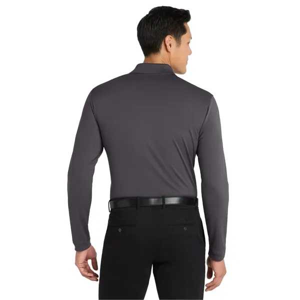 Port Authority Dry Zone UV Micro-Mesh Long Sleeve Polo - Port Authority Dry Zone UV Micro-Mesh Long Sleeve Polo - Image 6 of 30
