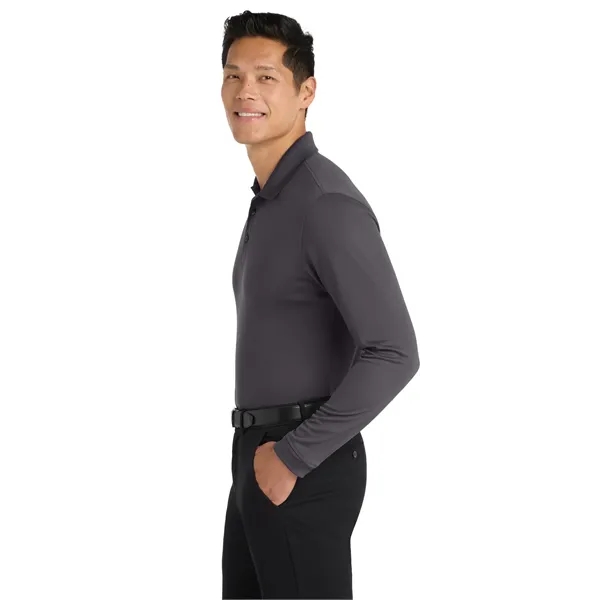 Port Authority Dry Zone UV Micro-Mesh Long Sleeve Polo - Port Authority Dry Zone UV Micro-Mesh Long Sleeve Polo - Image 7 of 30