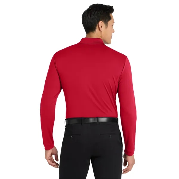 Port Authority Dry Zone UV Micro-Mesh Long Sleeve Polo - Port Authority Dry Zone UV Micro-Mesh Long Sleeve Polo - Image 11 of 30