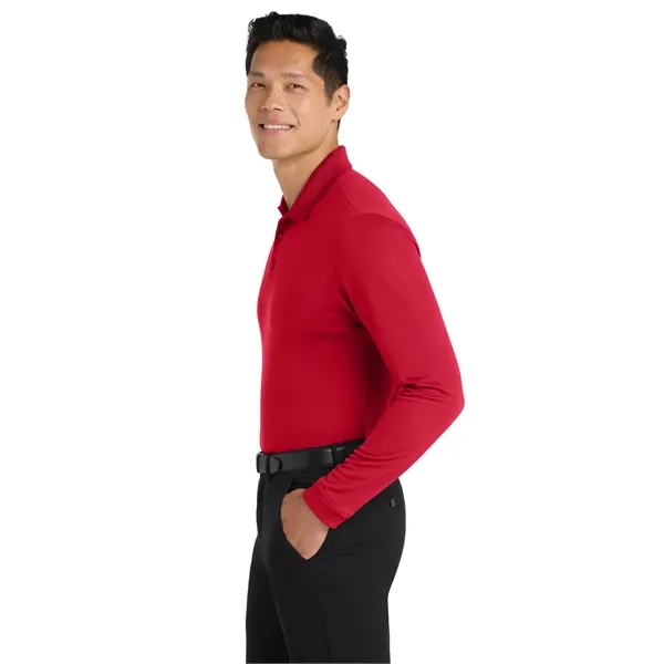 Port Authority Dry Zone UV Micro-Mesh Long Sleeve Polo - Port Authority Dry Zone UV Micro-Mesh Long Sleeve Polo - Image 12 of 30